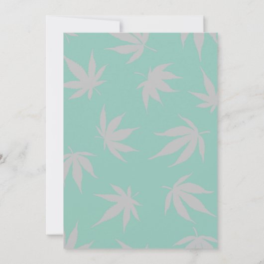 Funny Hippie Birthday-Groovy Old Man Party Einladung (Rückseite)