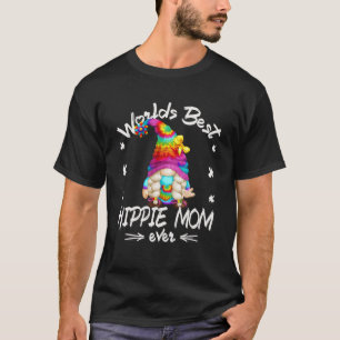 Funny Hippie Gnome zum Muttertag T-Shirt