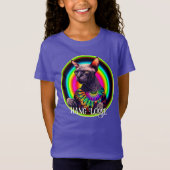 Funny Hippie Sphynx Cat T-Shirt (Vorderseite)