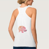 Funny Hippopotamus Women's Tank Top (Rückseite)