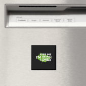 Funny Hispanic St. Patrick's Day Kiss Me I'm Irish Magnet (In Situ (Geschirrspüler))