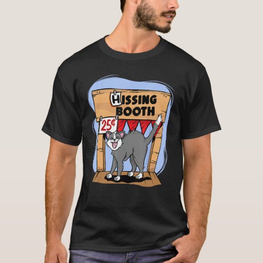 Funny Hissing Booth Kitten Kitty Cat Furami Furdad T-Shirt (Vorderseite)