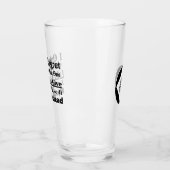 Funny Historic Biere Redewendungen Glas (Links)