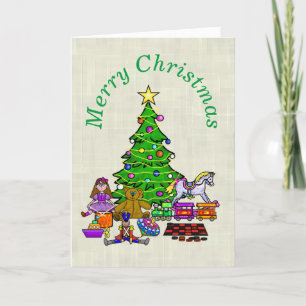 Funny Historische Weihnachtskarte Karte