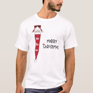 Funny Ho Ho Ho Frohe Weihnachtsmann T-Shirt