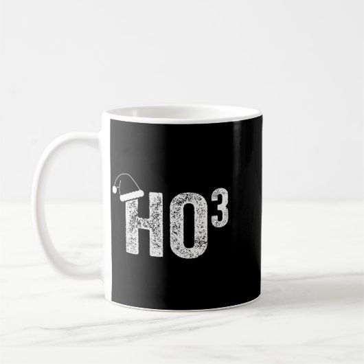 Funny Ho Ho Ho Ho3 Math Teacher Santa Hat Christma Kaffeetasse (Links)