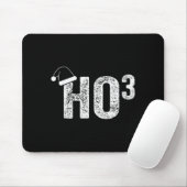 Funny Ho Ho Ho Ho3 Math Teacher Santa Hat Christma Mousepad (Mit Mouse)
