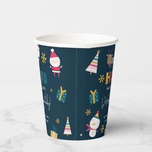 Funny 'Ho Ho Holy Crap' Weihnachtsdusche Pappbecher (Rechts)