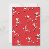 Funny Ho Ho Ho's Friendsmas Adult Weihnachts-Party Einladung (Rückseite)