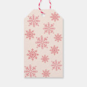 Funny Ho Ho Retro Weihnachtsfest Party Geschenkanhänger (Rückseite)