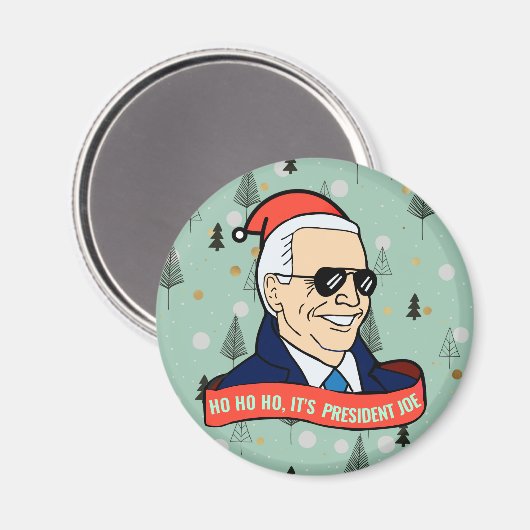 Funny Ho Sein Präsident Joe Biden Christmas Kitche Magnet (Vorderseite/Rückseite)