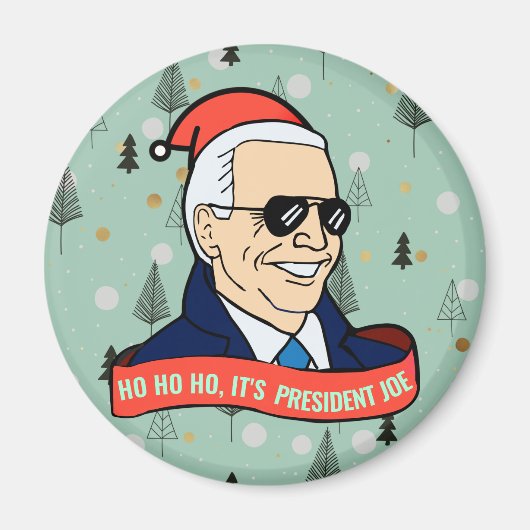 Funny Ho Sein Präsident Joe Biden Christmas Kitche Magnet (Vorne)