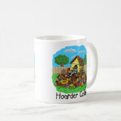 Funny Hoarder Collie Dog Lover Geschenk Kaffeetasse (VorderseiteRechts)