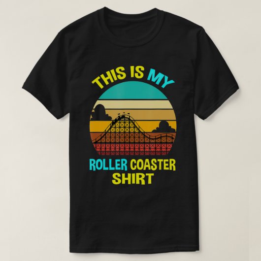 Funny Hobby My Roller Untersetzer Gift Rollercoast T-Shirt (Design vorne)
