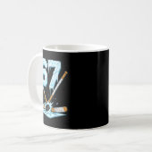 Funny Hockey 67 Meme 6-7 Six Seven Gen Alpha Ice H Kaffeetasse (Vorderseite Links)