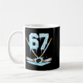 Funny Hockey 67 Meme 6-7 Six Seven Gen Alpha Ice H Kaffeetasse (Links)
