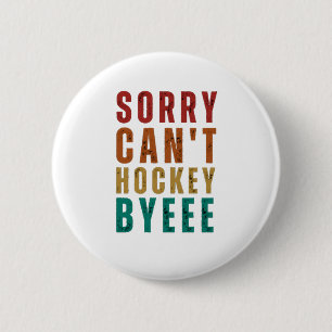 Funny Hockey Button