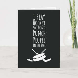 Funny Hockey Cards 2025 Team Player Sports Karte