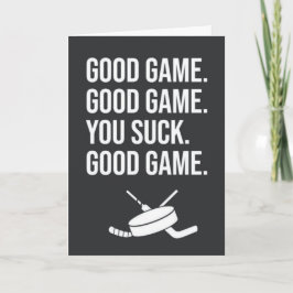 Funny Hockey Cards Quotes Sprichwort Sports Team Karte