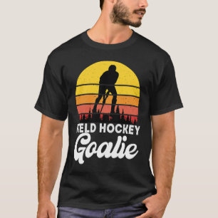 Funny Hockey Field Hockey Goalie Retro Vintag 70' T-Shirt
