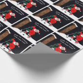 Funny Hockey Geschenkpapier (Ecke)