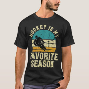 Funny Hockey ist meine Lieblingssaison Vintage Eis T-Shirt