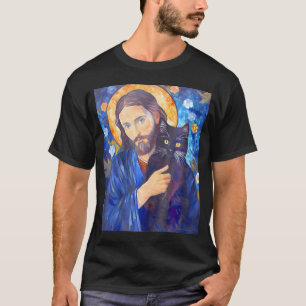 Funny Hockey Jesus Rette Goalie T-Shirt