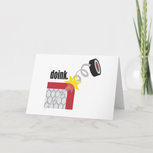 Funny Hockey Karte (Vorderseite)