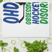 Funny Hockey Küchentuch (Gefaltet)