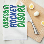 Funny Hockey Küchentuch (Viertel Falte)