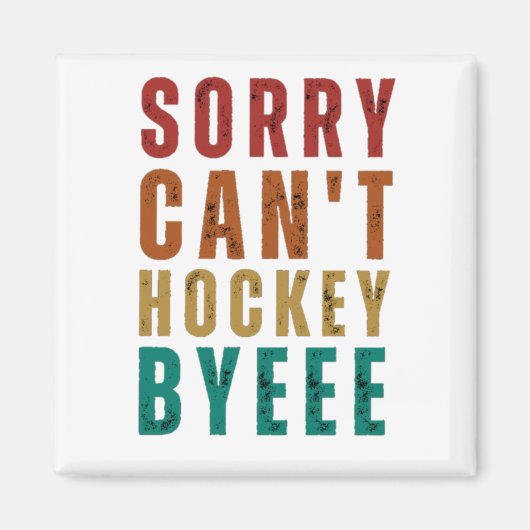 Funny Hockey Magnet (Vorne)