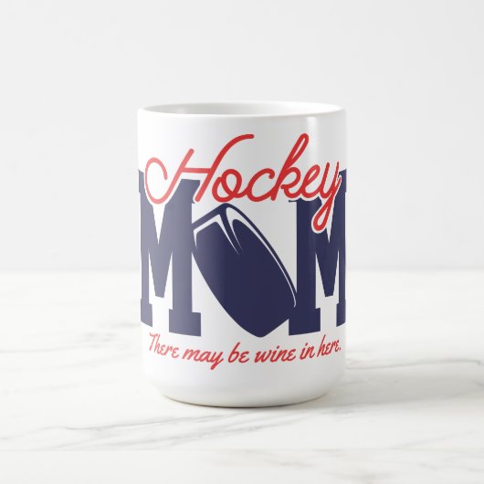 Funny Hockey-Mama Kaffeetasse (Mittel)