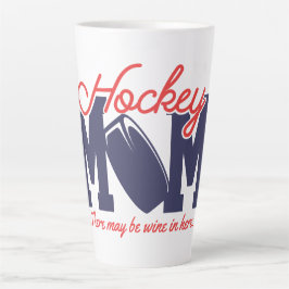 Funny Hockey Mama Latte Tasse