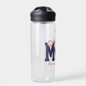 Funny Hockey-Mama Personalisiert Trinkflasche (Vorderseite)
