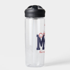Funny Hockey-Mama Personalisiert Trinkflasche