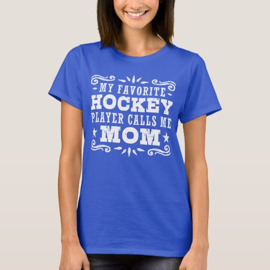 Funny Hockey Mama T - Shirt (Vorderseite)