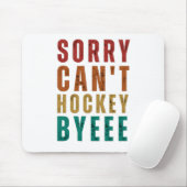Funny Hockey Mousepad (Mit Mouse)