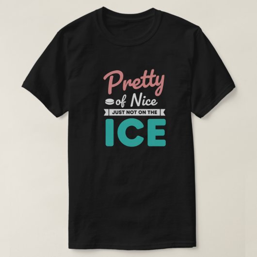 Funny Hockey Quote T-Shirt (Design vorne)