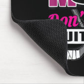 Funny Hockey Quotes Mom Gift Don't Puck With Me Mousepad (Ecke)