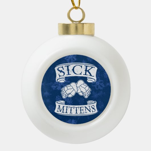 Funny Hockey Slang Holiday Ornament (Vorderseite)