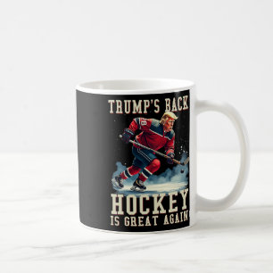 Funny Hockey Trump Player Cool Vintager Eishockey Kaffeetasse