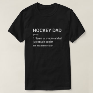 Funny Hockey Vater Definition Hockey Lover T-Shirt