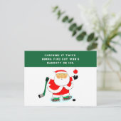 Funny Hockey Weihnachten (Stehend Vorderseite)