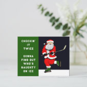 Funny Hockey Weihnachten (Stehend Vorderseite)