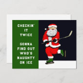 Funny Hockey Weihnachten (Vorne/Hinten)