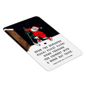 Funny Hockey Weihnachtsgeschenkkarten Magnet (Rechte Seite)