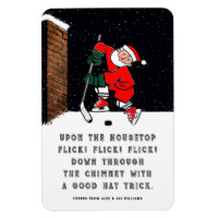 Funny Hockey Weihnachtsgeschenkkarten