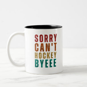 Funny Hockey Zweifarbige Tasse