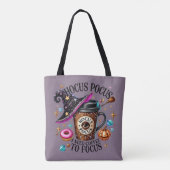 Funny Hocus Pocus I Need Coffee Witch Tasche (Rückseite)