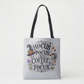 Funny Hocus Pocus I Need Coffee Witch Tasche (Vorderseite)
